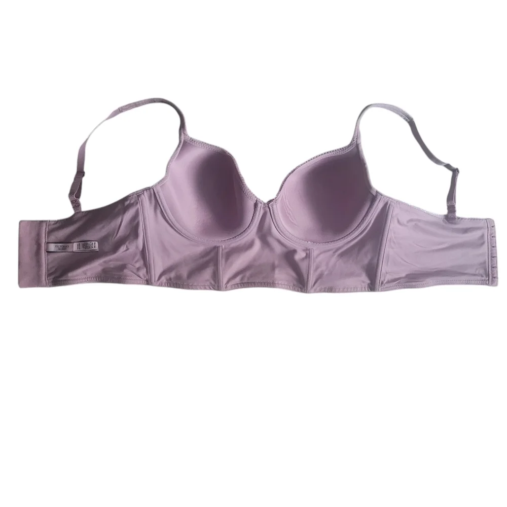 Victoria's secret lined velvet bra,long line,corset,bustier - Picture 9 of 15